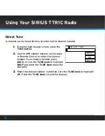 Предварительный просмотр 30 страницы Sirius Satellite Radio TTR1C User Manual