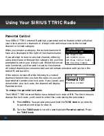 Предварительный просмотр 36 страницы Sirius Satellite Radio TTR1C User Manual