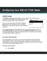 Предварительный просмотр 46 страницы Sirius Satellite Radio TTR1C User Manual