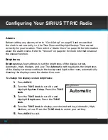 Предварительный просмотр 52 страницы Sirius Satellite Radio TTR1C User Manual