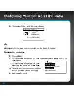 Preview for 64 page of Sirius Satellite Radio TTR1C User Manual