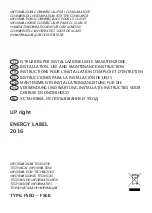 Preview for 1 page of Sirius Satellite Radio UP right Installation, Use And Maintenance Instruction