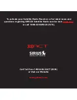 Preview for 36 page of Sirius Satellite Radio XS097 Instruction Manual