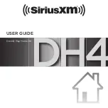 Sirius XM RAdio DH4 User Manual preview