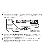 Предварительный просмотр 5 страницы Sirius XM RAdio FMDA Installation Manual