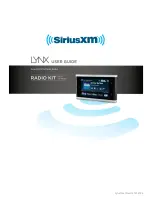 Предварительный просмотр 1 страницы Sirius XM RAdio LYNX User Manual