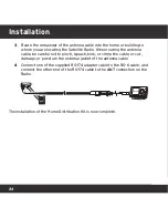 Preview for 24 page of Sirius XM RAdio Outdoor Home Antenna Kit
for Satellite Radio Installation Manual