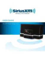 Sirius XM RAdio Portable speaker dock User Manual предпросмотр