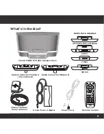 Предварительный просмотр 9 страницы Sirius XM RAdio Portable speaker dock User Manual