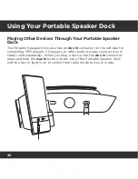 Предварительный просмотр 40 страницы Sirius XM RAdio Portable speaker dock User Manual