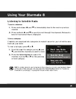 Предварительный просмотр 49 страницы Sirius XM RAdio Starmate 8 User Manual