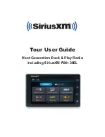 Sirius XM RAdio Tour SXWB1V1 User Manual preview