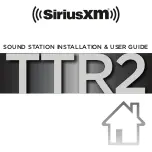 Preview for 1 page of Sirius XM RAdio TTR2 Installation & User Manual