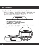 Предварительный просмотр 12 страницы Sirius XM RAdio Universal Boombox Installation And User Manual