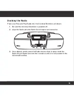 Предварительный просмотр 13 страницы Sirius XM RAdio Universal Boombox Installation And User Manual