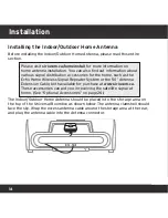 Предварительный просмотр 14 страницы Sirius XM RAdio Universal Boombox Installation And User Manual