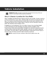 Preview for 13 page of Sirius XM RAdio Universal Vehicle Kit User Manual