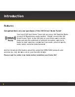 Preview for 6 page of Sirius XM RAdio XM Direct Home Tuner User Manual