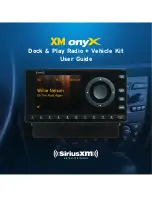 Preview for 1 page of Sirius XM RAdio XM Onyx User Manual