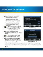 Preview for 52 page of Sirius XM RAdio XM SkyDock User Manual