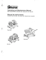 Предварительный просмотр 1 страницы Sirman Gemma 300 Operating And Maintenance Manual