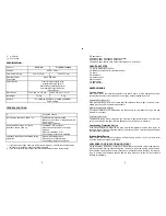 Preview for 3 page of Sirman PI-2,5 Kw User Manual