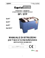 Sirmex Kapriol SP series Instruction Handbook Manual preview