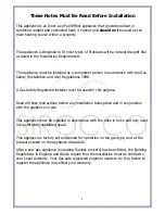 Preview for 2 page of Sirocco Eco4 E4 HE Plus Installation And User Instructions Manual