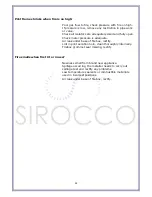 Preview for 24 page of Sirocco SCENIC Edge Installation And User Instructions Manual