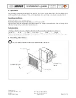 Предварительный просмотр 3 страницы SIROCO ARIZONA LN S Installation Manual