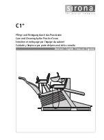 Sirona C1+ Care And Cleaning preview