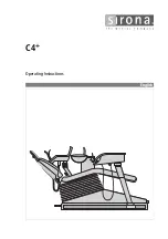 Preview for 1 page of Sirona C4+ Cart Operating Instructions Manual