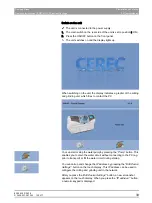 Предварительный просмотр 33 страницы Sirona CEREC MC XL Premium Package Operating Instructions Manual