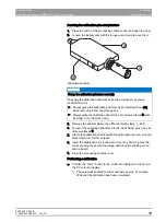 Предварительный просмотр 39 страницы Sirona CEREC MC XL Premium Package Operating Instructions Manual