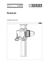 Sirona Facescan Installation Instructions Manual предпросмотр