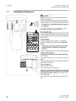 Preview for 66 page of Sirona Orthophos 3 Operating Instructions Manual