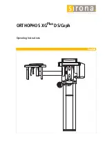 Preview for 1 page of Sirona Orthophos XG Plus DS/Ceph Operating Instructions Manual