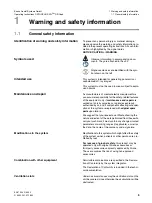 Preview for 5 page of Sirona Orthophos XG Plus DS/Ceph Operating Instructions Manual