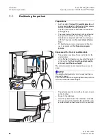 Preview for 54 page of Sirona Orthophos XG Plus DS/Ceph Operating Instructions Manual