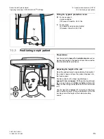 Preview for 75 page of Sirona Orthophos XG Plus DS/Ceph Operating Instructions Manual