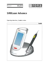 Preview for 3 page of Sirona SIROLaser Advance Operating Instructions Manual