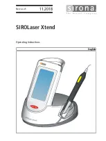 Preview for 1 page of Sirona SIROLaser Xtend Operating Instructions Manual