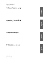 Предварительный просмотр 3 страницы Sirona SIVISION 3 Operating Instructions Manual