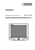 Предварительный просмотр 19 страницы Sirona SIVISION 3 Operating Instructions Manual