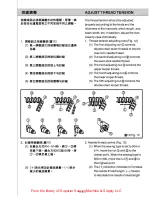 Предварительный просмотр 23 страницы Siruba 700F Instruction Book