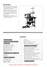 Preview for 4 page of Siruba FA007 Instructions And Parts List