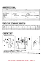 Preview for 5 page of Siruba FA007 Instructions And Parts List