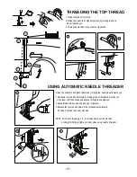 Предварительный просмотр 14 страницы Siruba HSM-2517 Instructions Manual