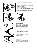 Предварительный просмотр 15 страницы Siruba HSM-2517 Instructions Manual