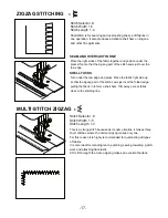 Предварительный просмотр 18 страницы Siruba HSM-2517 Instructions Manual